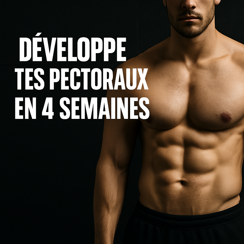 E-BOOK 4 SEMAINES POUR EXPLOSER SES PECTORAUX ET SES ÉPAULES